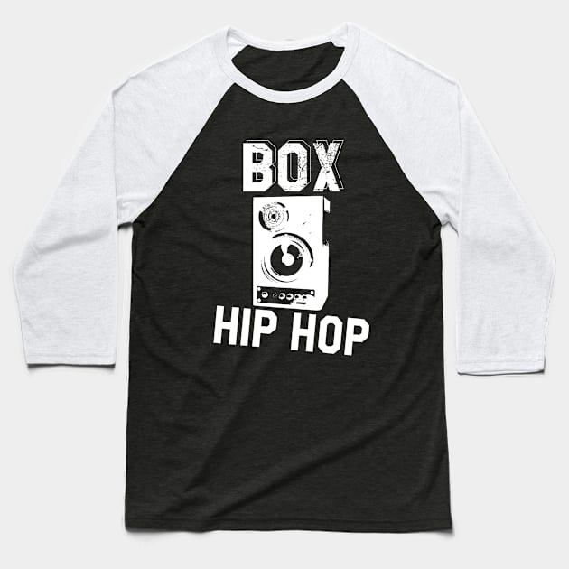 Box // Hip hop Baseball T-Shirt by Degiab